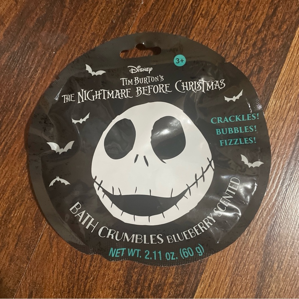 Disney Nightmare Before Christmas Bath Crumbles - Black and White